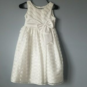 White Dress and head Dress